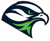 The Ridgeline MTB Riverhawk mascot